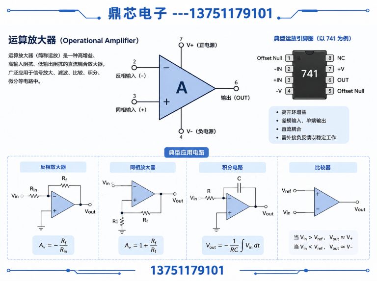 海口运算放大器展示图